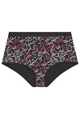 YOURSET Plus Size 5 PACK Black Bow Print Full Briefs | Yours Clothing 6