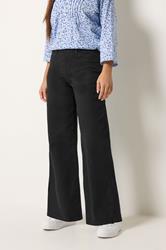 M&Co Petite Black Wide Leg Jeggings | M&Co 3
