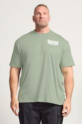 BadRhino Big & Tall Green 'Paradise' Graphic T-Shirt | BadRhino 3