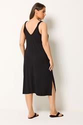YOURS Plus Size Black Throw On Dress | Yours Clothing 4