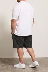 BadRhino Big & Tall Black Japanese Printed Jogger Shorts | BadRhino 2