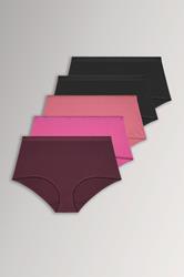 YOURS 5 PACK Plus Size Purple Full Briefs | Yours Clothing 3