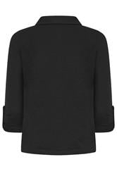 PixieGirl Petite Women's Black Button Cotton Shirt | PixieGirl 2