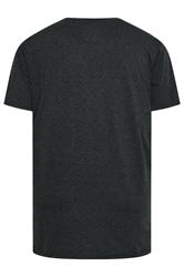 KAM Big & Tall Black Active T-Shirt | BadRhino 4