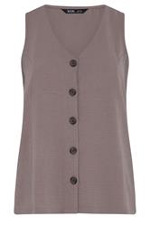 YOURS Gilet violet clair