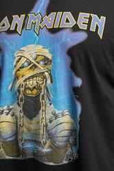 BadRhino Big & Tall Black & Blue Extra Long Iron Maiden Graphic T-Shirt | BadRhino 4