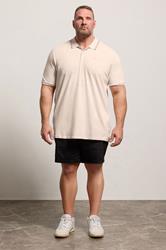 Ben Sherman Big & Tall Lake Blue Signature Pique Polo Shirt | BadRhino 1