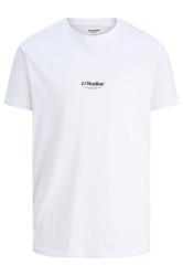 JACK & JONES Big & Tall White Crewneck T-Shirt | BadRhino 2