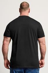 BadRhino Big & Tall Black Extra Long Skull Headphones Graphic T-Shirt | BadRhino 2