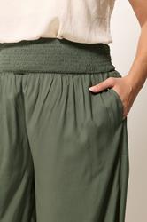 YOURS Plus Size Khaki Green Balloon Trousers | Yours Clothing 4