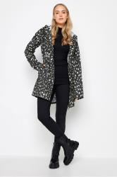 LTS Tall Women's Black Dalmatian Print Pocket Parka | Long Tall Sally  1