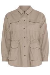 YOURS chaqueta de carpintero marrón natural