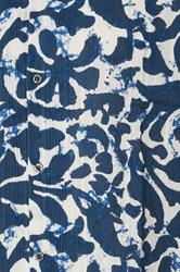 JACK & JONES Big & Tall Blue Sun Print Resort Shirt | BadRhino 5