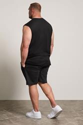 IronRhino Big & Tall Black 'Rest Day' Vest & Short Set | BadRhino 2