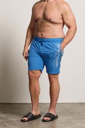 JACK & JONES Big & Tall 2 Pack Celestial Blue Swim Shorts | BadRhino 2