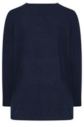EVANS Plus Size Black Seam Detail Jumper | Evans 2