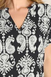 EVANS Plus Size Black Abstract Print Set | Evans 6