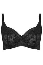 YOURSET 2 PACK Plus Size Black & White Underwired Bras | Yours Clothing 2