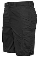 BadRhino Big & Tall Black Lightweight Cargo Shorts | BadRhino 7
