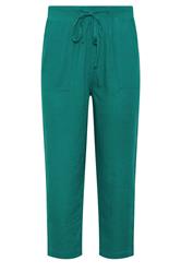 M&Co Pantalon court bleu sarcelle