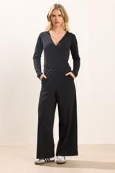 PixieGirl Petite Women's Black Wide Leg Jumpsuit | PixieGirl 3