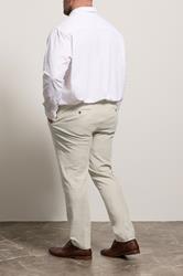 BadRhino Tailoring Big & Tall Oatmeal Brown Linen Suit Trousers | BadRhino 5