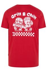 BadRhino Big & Tall Red 'Grill & Chill' T-Shirt | BadRhino 7