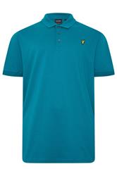 LYLE & SCOTT Big & Tall Lagoon Blue Core Polo Shirt
