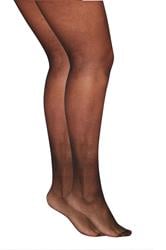 3 PACK Black 20 Denier Ladder Resist Tights
