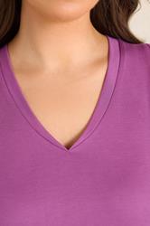 EVANS Plus Size Pink Modal Rich Vest Top | Evans 4