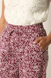 M&Co Red Tile Print Shorts | M&Co 4