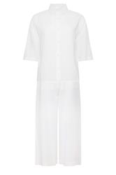 PixieGirl Petite Set White Linen Shirt & Wide Leg Trousers
