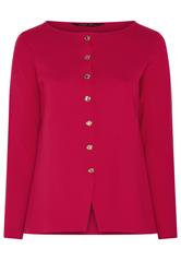 LIMITED COLLECTION Plus Size Cobalt Red Compacted Knit Cardigan | Yours Clothing 6