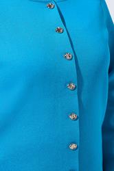 LIMITED COLLECTION Plus Size Cobalt Blue Compacted Knit Cardigan | Yours Clothing 5