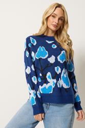M&Co Blue Woodland Pattern Jumper | M&Co 3