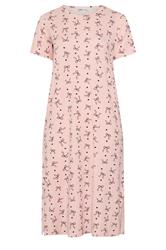 YOURSET Plus Size 2 PACK Pink Bow & Heart Print Midaxi Nightdresses | Yours Clothing 9