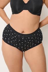 YOURSET 5 PACK Plus Size Pink & Grey Heart Full Briefs | Yours Clothing 2