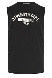 IronRhino Big & Tall Black Strength Dept Vest