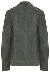 LTS PREMIUM Tall Women's Grey Suede Biker Jacket | Long Tall Sally 2