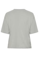 LIMITED COLLECTION Plus Size Grey Bow Beaded Top 2