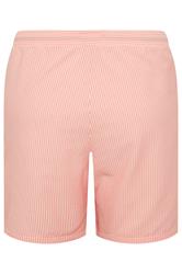 BadRhino Big & Tall Pink Stripe Seersucker Swim Shorts | BadRhino 7