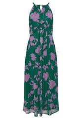 M&Co Petite Teal Mesh Knot Front Halter Neck Maxi Dress | M&Co 6