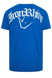 IronRhino Big & Tall Cobalt Blue Old English Logo T-Shirt | BadRhino 7