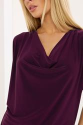 STAR Red Wine Draped Top | StarByJM 4