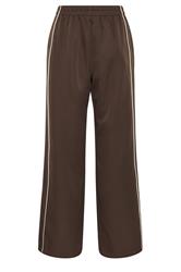 LTS Tall Women's Chocolate Brown Piped Wide Leg Trousers | Long Tall Sally 5