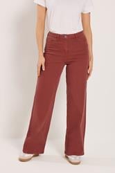 LTS Tall Women's Rust Orange Wide Leg Jeans | Long Tall Sally 2