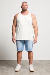 BadRhino Big & Tall White/Yellow/Blue/Red/Green 5 Pack Vest Tops | BadRhino 5