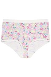 YOURSET 5 PACK Plus Size Pink Floral Spring Full Briefs | Yours Clothing 6