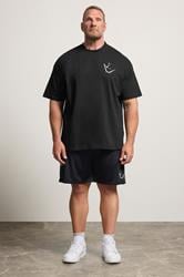 IronRhino Big & Tall Black Old English Logo T-Shirt | BadRhino 2