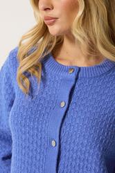 M&Co Cobalt Blue Button Up Cardigan | M&Co 4
